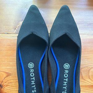 Rothy's - The Point, Black, Women's Size 10